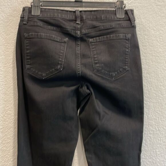 Old Navy Mid Rise Super Skinny Jeans in Black Jack Size 8 - Picture 7 of 10